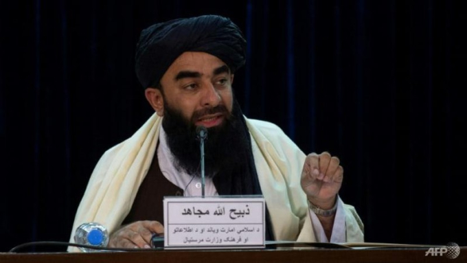 Phát ngôn viên của Taliban, Zabihullah Mujahid.
