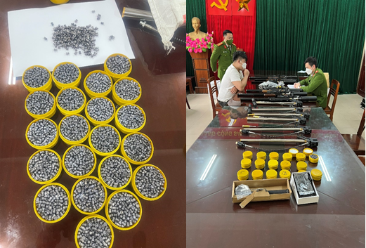 Thái Nguyên: Bắt đối tượng mua bán hàng nghìn linh, phụ kiện súng các loại