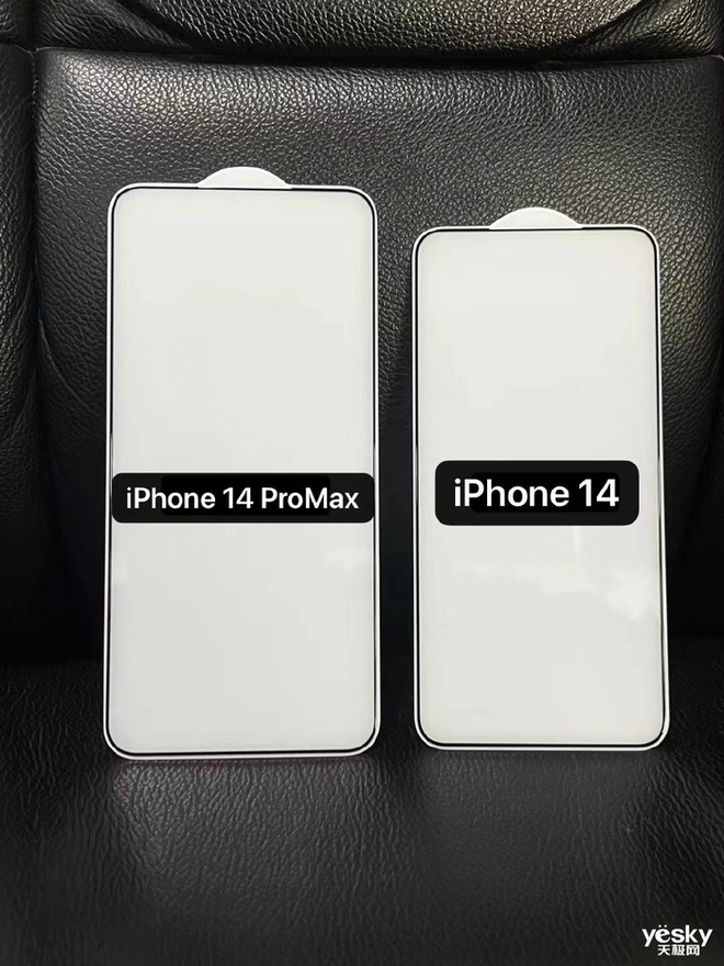 Hình ảnh miếng dán cường lực được cho là của iPhone 14 Pro Max và iPhone 14