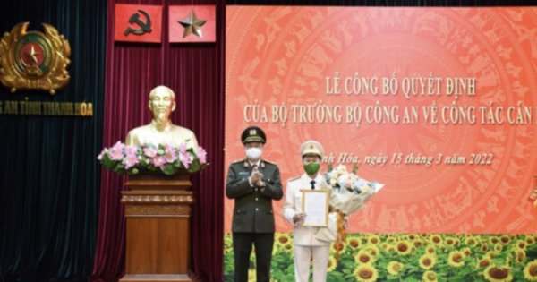 Thanh Hoá có tân Phó Giám đốc Công an tỉnh