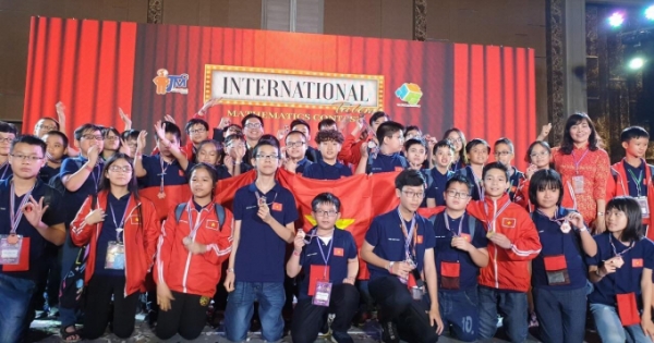 Quận Ba Đình tiếp tục "bội thu" Huy chương tại Kỳ thi Toán học Quốc tế ITMC 2022