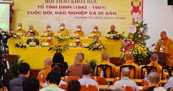 Tổ chức Hội thảo khoa học về di sản văn hóa Phật giáo của Tổ Tính Định