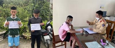 Thanh Hoá: Công an TP Sầm Sơn bắt giữ nhiều đối tượng đua xe