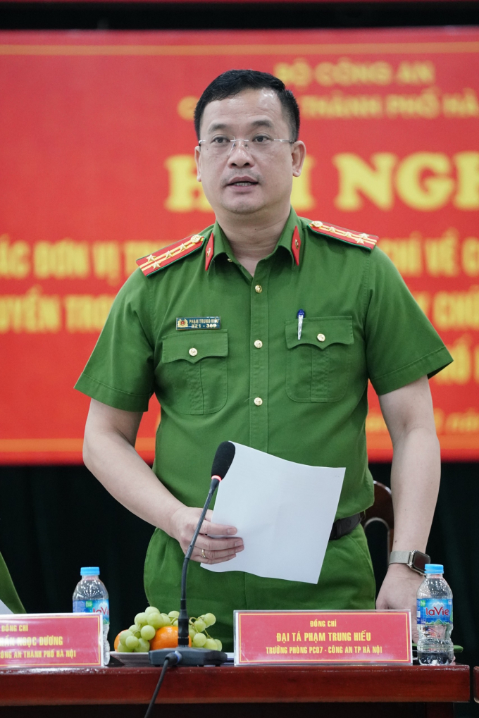 Đại tá Phạm Trung Hiếu, Trưởng Phòng Cảnh sát Phòng cháy chữa cháy và cứu nạn cứu hộ