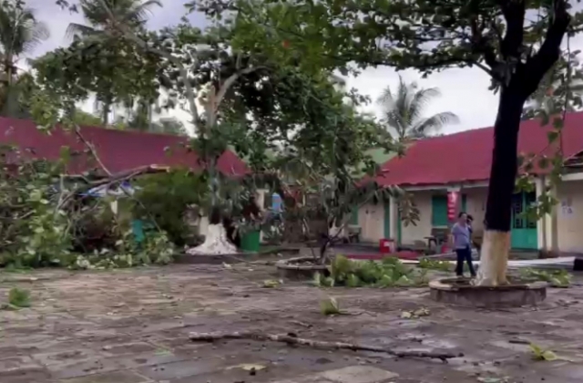 Mưa lớn kèm lốc xoáy gây thiệt hại trên diện rộng ở Đồng Nai