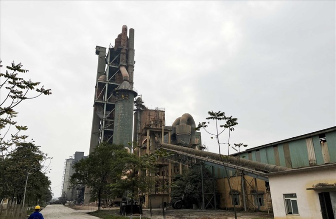 Một góc Công ty CP Xi măng Tân Quang - Nơi xảy ra vụ tai nạn lao động.