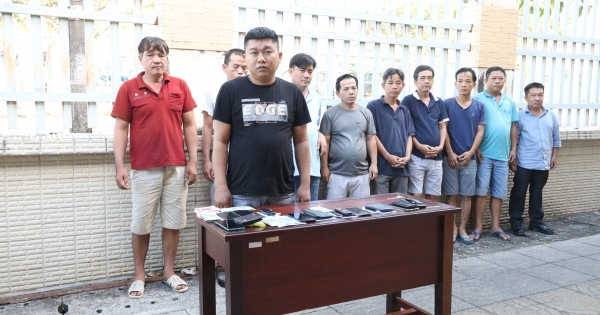 Tây Ninh: Triệt xóa tụ điểm đánh bạc qua mạng internet