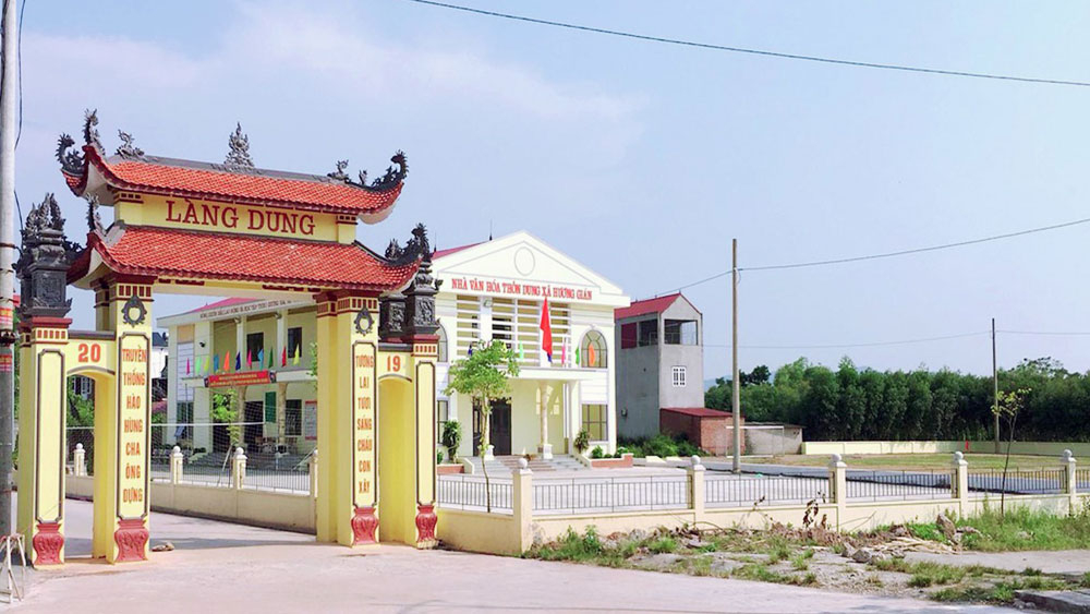 Ảnh minh hoạ một xã về nông thôn mới tại huyện Yên Dũng (Báo Bắc Giang).