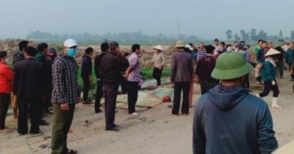 Nghệ An: Va chạm xe tải, 3 mẹ con tử vong tại chỗ