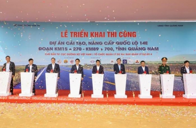 Triển khai dự án 1.848 tỷ đồng nâng cấp Quốc lộ 14E qua tỉnh Quảng Nam