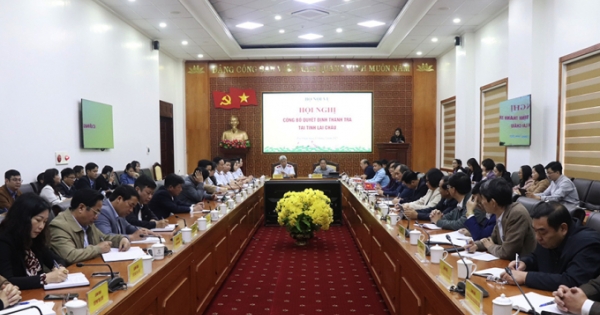 Thanh tra việc tuyển dụng, bổ nhiệm công chức tại tỉnh Lai Châu