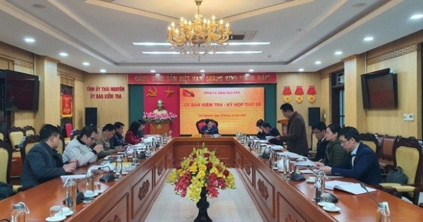 Thi hành kỷ luật Đảng đối với nhiều cán bộ, lãnh đạo các sở, ban, ngành của tỉnh Thái Nguyên