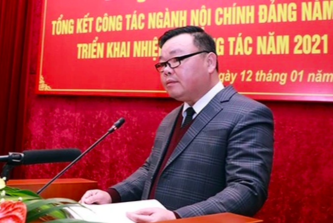 Ông Nguyễn Đồng, Trưởng Ban Tuyên giáo Tỉnh ủy Hòa Bình bị đề nghị khai trừ ra khỏi Đảng (Ảnh: Báo Hòa Bình).
