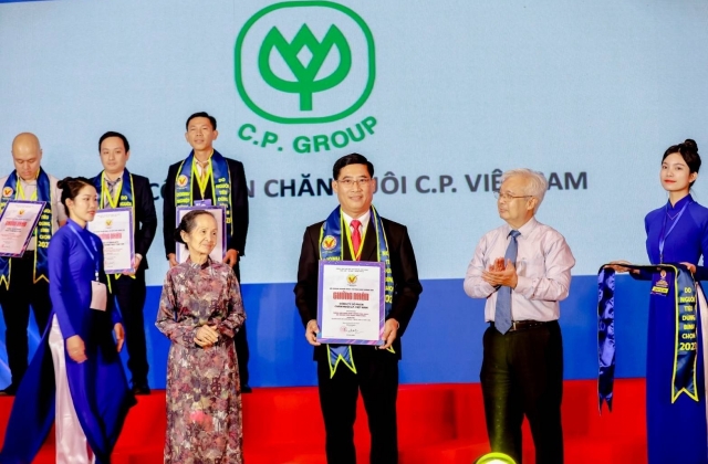 C.P. Việt Nam tiếp tục đạt danh hiệu Hàng Việt Nam chất lượng cao 2023