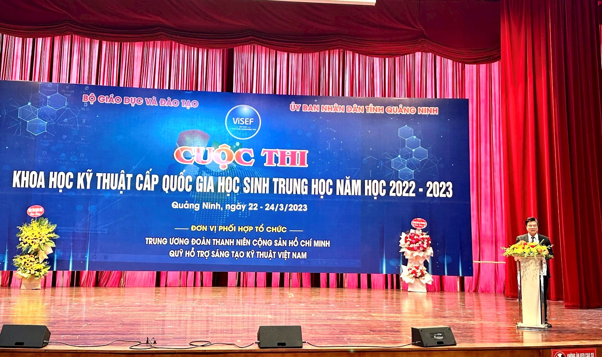 Khai mạc “Cuộc thi khoa học, kỹ thuật cấp quốc gia học sinh trung học lần thứ 11, năm học 2022-2023” tại Quảng Ninh