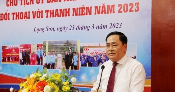 Chủ tịch UBND tỉnh Lạng Sơn đối thoại với thanh niên về sáng tạo khởi nghiệp, lập nghiệp