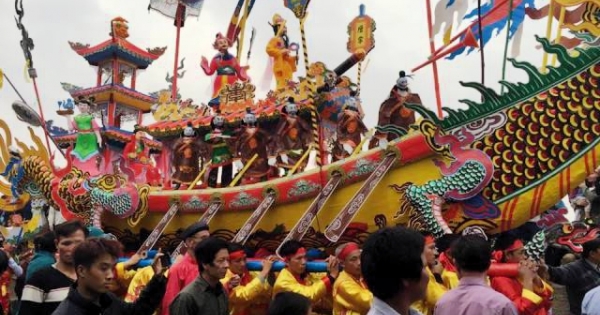 Đốt thuyền Long Châu, lễ hội Cầu ngư độc đáo xứ Thanh