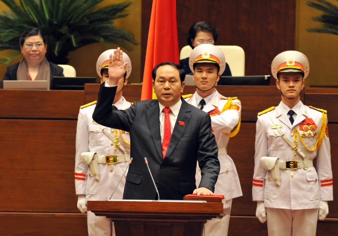 Chủ tịch nước - Trần Đại Quang.