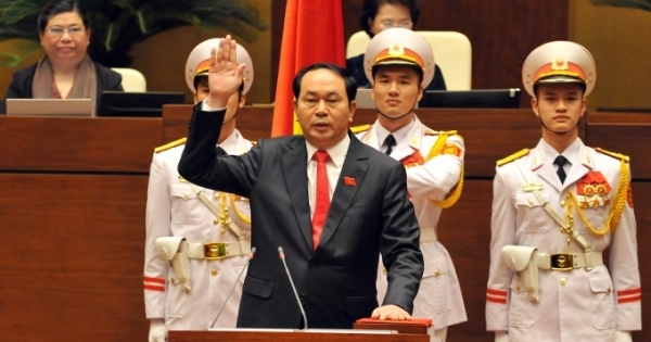 Chủ tịch nước Trần Đại Quang: “Nguyện làm hết sức mình phụng sự Tổ quốc, phụng sự nhân dân”