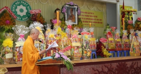 Trung ương Giáo hội Phật giáo Việt Nam tưởng niệm 32 năm ngày HT Thích Trí Thủ viên tịch