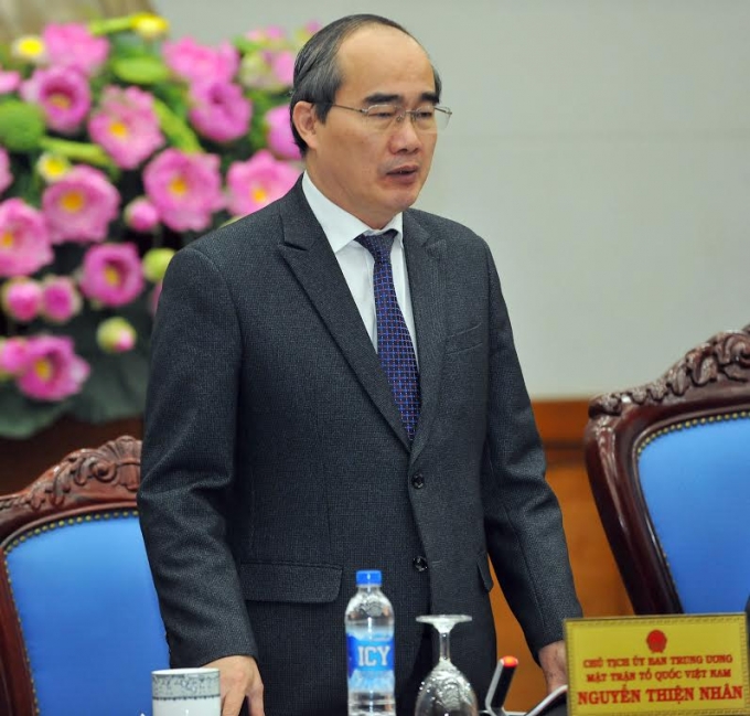 Chủ tịch UBTƯ MTTQ Việt Nam Nguyễn Thiện Nh&acirc;n: