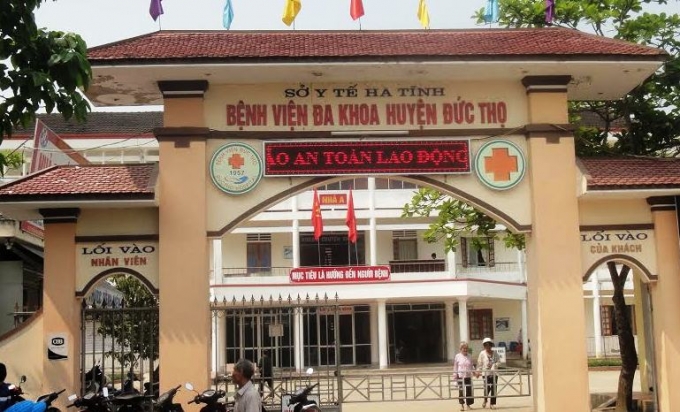 Bệnh viện đa khoa huyện Đức Thọ, H&agrave; Tĩnh.