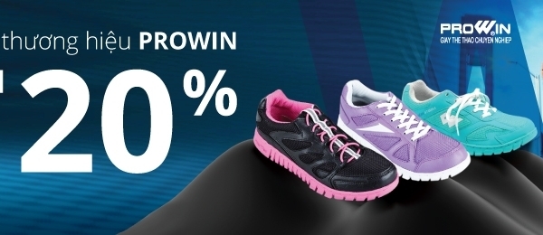 Ra mắt thương hiệu giày thể thao siêu chất Prowin tại Tiki.vn - Ưu đãi 20%