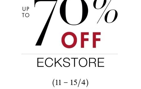 Eckstore xả hàng - Sale up to 70% toàn bộ sản phẩm thời trang  (11-15/4)