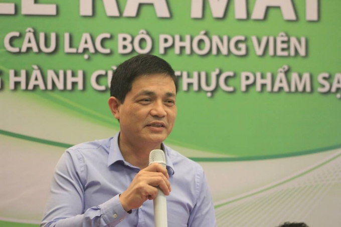 Tiến sĩ Nguyễn Thanh Phong, Cục trưởng cục Vệ sinh An to&agrave;n thực phẩm, Bộ Y tế.