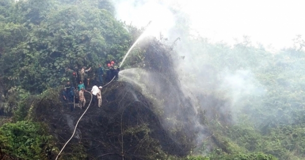 Đà Nẵng: Hơn 1.000 người tham gia chữa cháy rừng Bà Nà - Núi Chúa