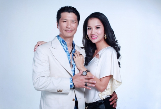 Đạo diễn Dustin Nguyễn v&agrave; vợ l&agrave; nahf sản xuất Bebe Phạm.