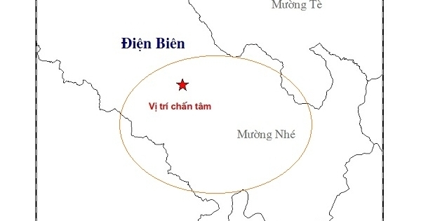 Động đất mạnh 4,7 độ richter tại Mường Nhé - Điện biên