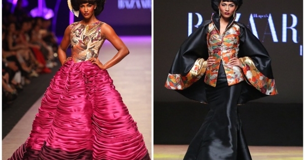 Trương Thị May và “thiên thần” Victoria’s Secret giống nhau đến ngỡ ngàng tại Vietnam Internation Fashion Week