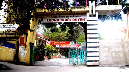 Trường THPT Lương Ngọc Quyến (TP Th&aacute;i Nguy&ecirc;n).