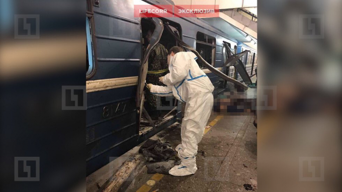 An ninh tại c&aacute;c ga t&agrave;u điện ngầm tại Nga đ&atilde; được tăng cường.
