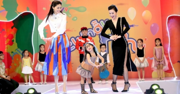 MC Thanh Mai rạng rỡ đọ sắc cùng Á hậu Thanh Tú trong "Siêu mẫu nhí"