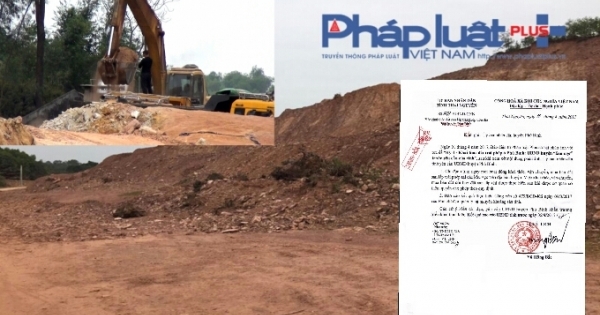 Kỳ 5 - Chủ tịch tỉnh Thái Nguyên chỉ đạo vụ khai thác đất trái phép ở Phú Bình