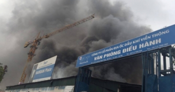 Toàn cảnh vụ cháy lớn ở Phạm Hùng
