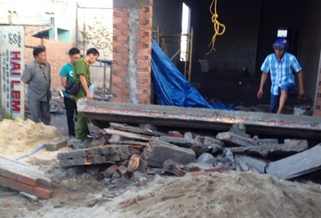 Khánh Hòa: 1 người chết thảm do sập sàn bê tông ngôi nhà xây không phép