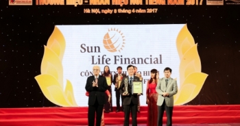 Sun Life Việt Nam nằm trong Top 10 Thương hiệu – Nhãn hiệu nổi tiếng 2017