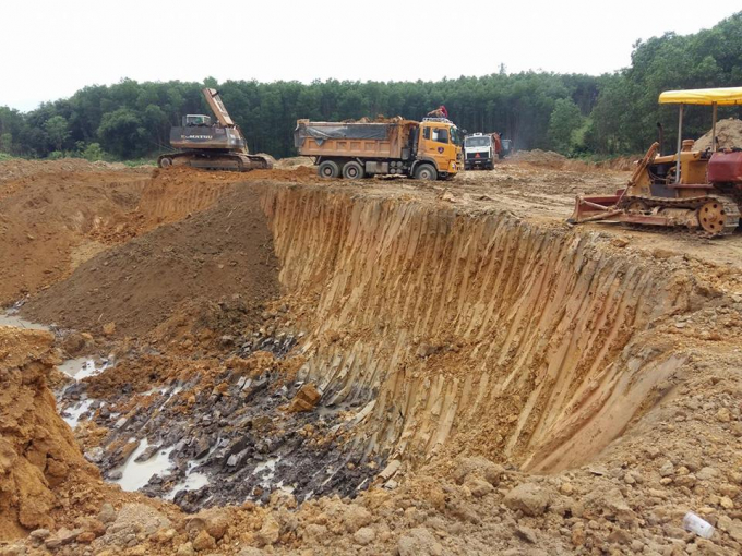 Thừa Thiên Huế: Công ty Đồng Tiến bị phạt 24 triệu đồng vì khai thác đất trái phép