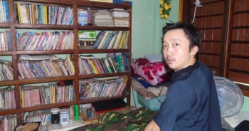 Quảng Bình: Thư viện miễn phí của chàng trai bị liệt nửa người