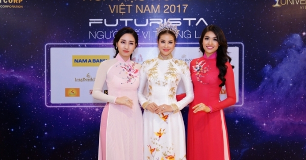 Top 3 Hoa hậu Hoàn vũ Phạm Hương, Trà My, Lệ Hằng lần đầu tiên hội ngộ sau 2 năm đăng quang