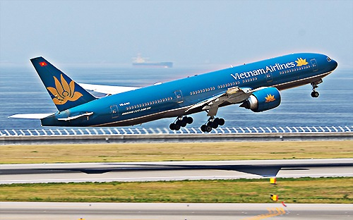 Vietnam Airlines đ&atilde; nộp hồ sơ tới Mỹ xin cấp ph&eacute;p bay thương mại, dự kiến bay thẳng v&agrave;o năm 2018. (Ảnh: Internet)