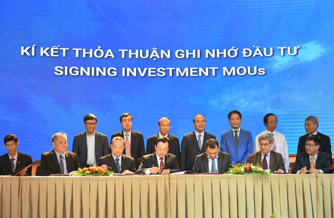 Thủ tướng chứng kiến 1 số lễ k&yacute; kết đầu tư v&agrave;o tỉnh B&igrave;nh Thuận.