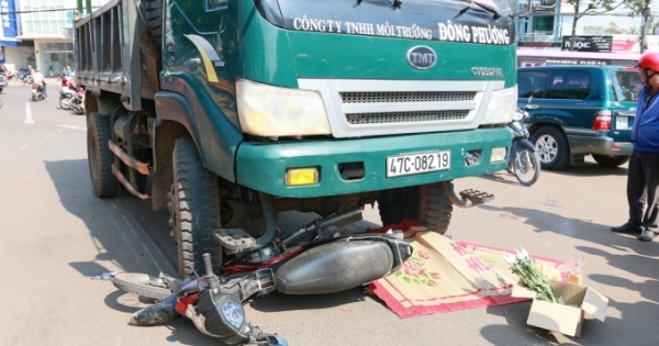 Đắk Lắk: Xe tải tông xe máy, người đàn ông tử vong tại chỗ