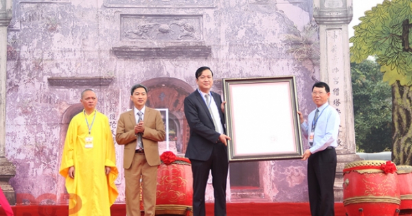 Mộc bản chùa Bổ Đà được công nhận là Bảo vật quốc gia