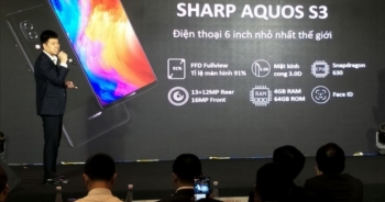 Sharp giới thiệu điện thoại Aquos S3 6 inch nhỏ nhất thế giới
