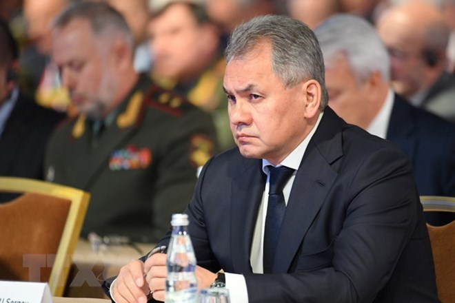Bộ trưởng Quốc ph&ograve;ng Nga Sergei Shoigu. (Nguồn: AFP/TTXVN)