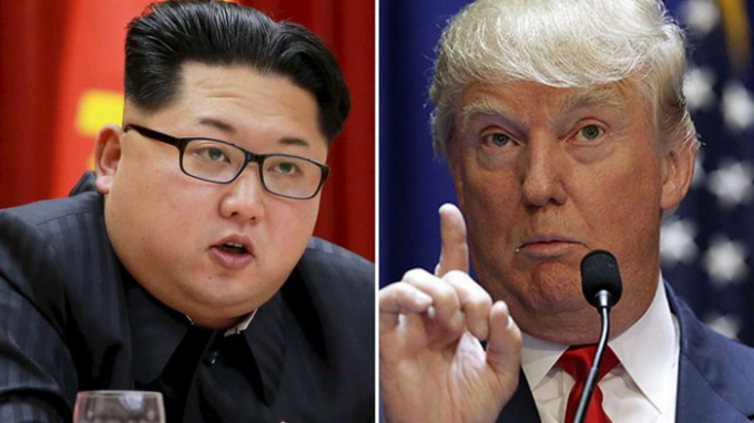 Nh&agrave; l&atilde;nh đạo Triều Ti&ecirc;n Kim Jong Un v&agrave; tổng thống Mỹ Donald Trump. (Ảnh: Reuters)